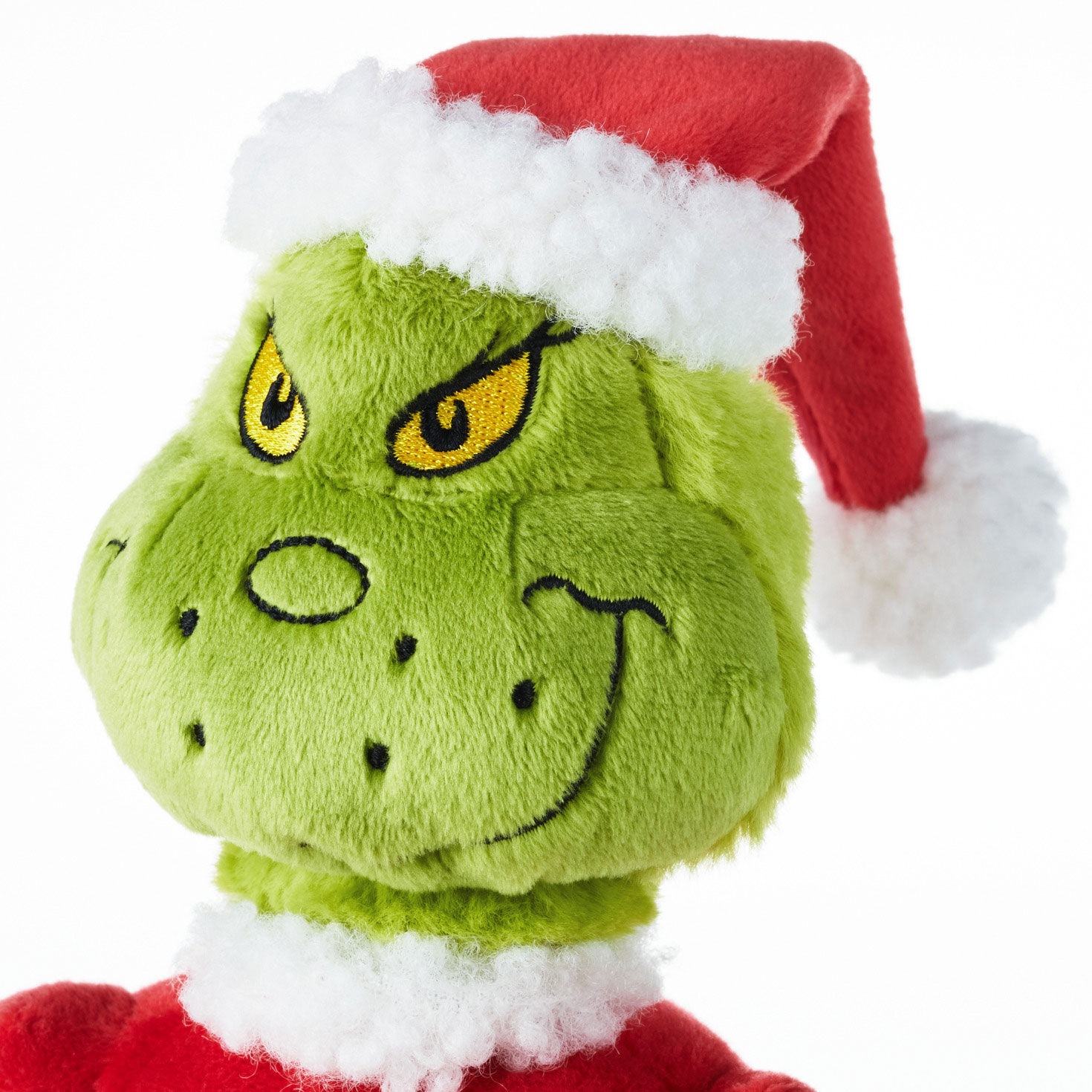 Dr. Seuss s How the Grinch Stole Christmas Grinch on Sled Musical Plush With Motion 9.5