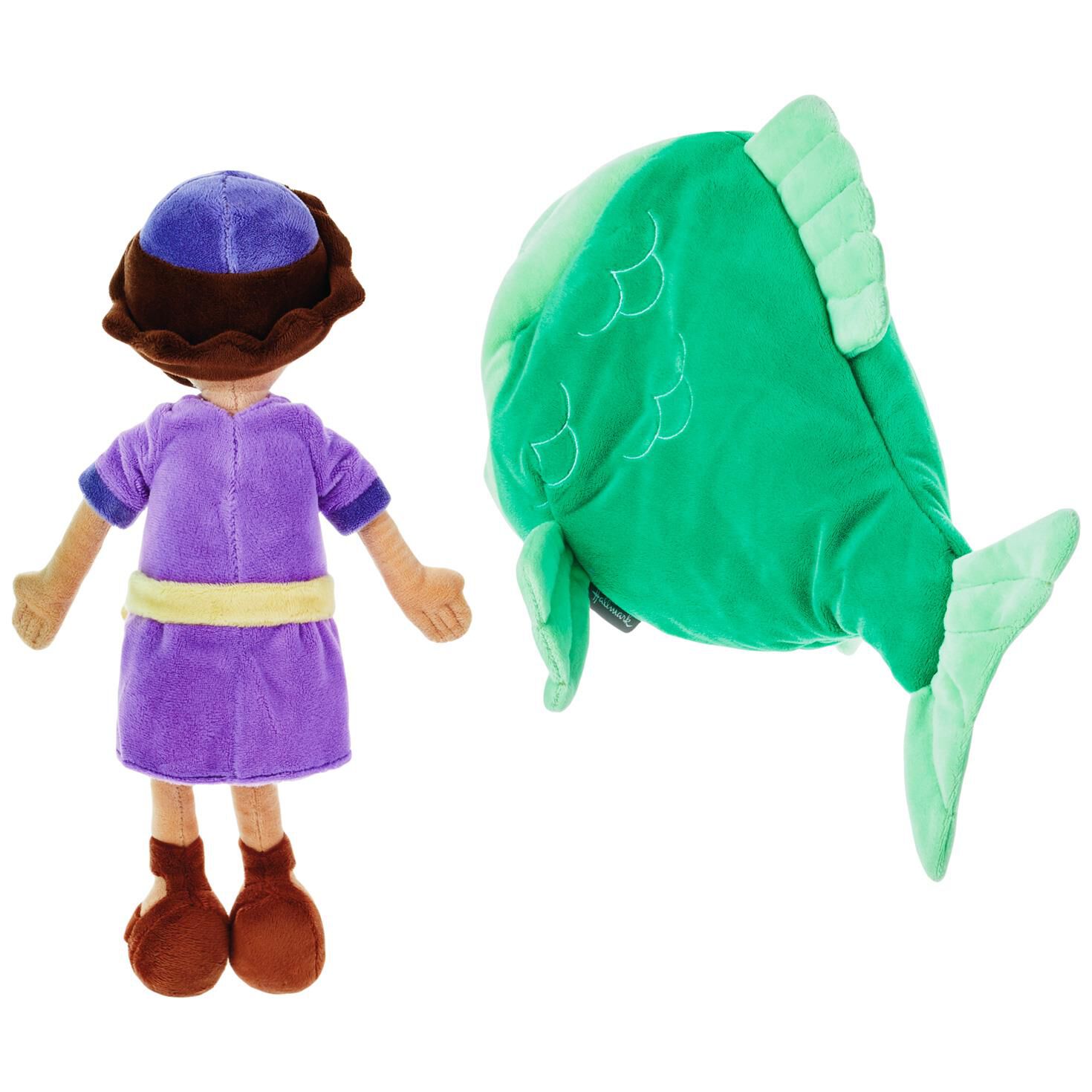 Jonah and the Big Fish Stuffed Doll Set Plush Toys Hallmark