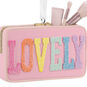 Pink Lovely Makeup Bag Ornament closeup view image number 5