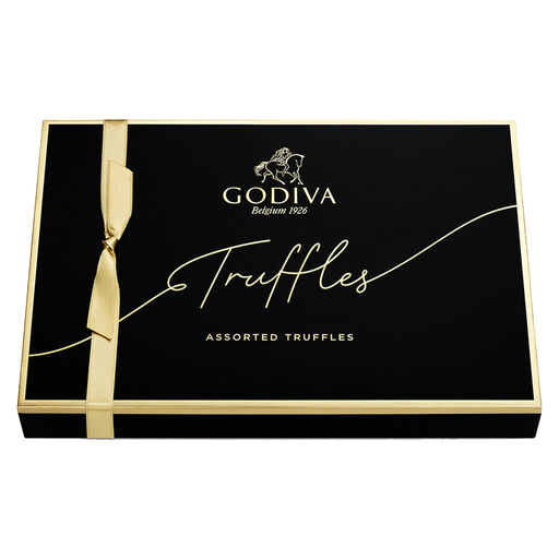 Godiva Assorted Signature Chocolate Truffles Gift Box, 24 Pieces, 