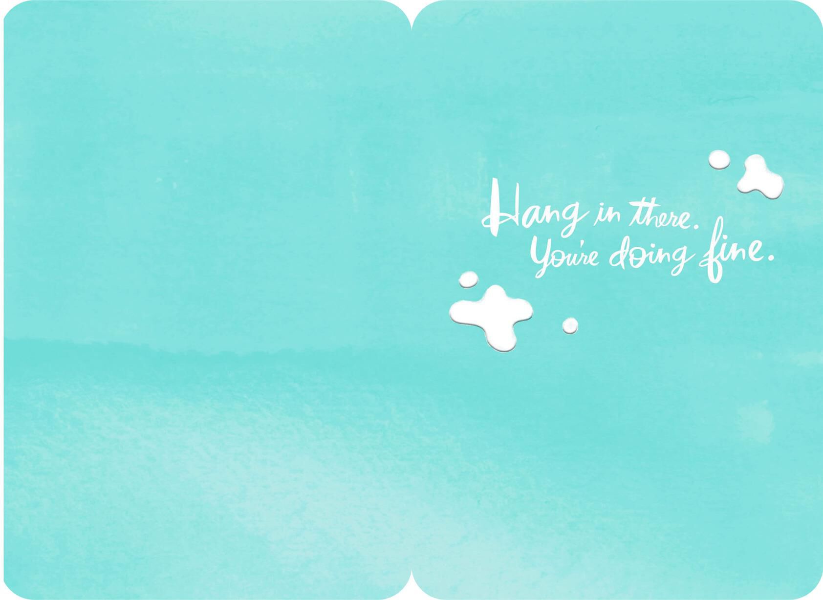 New Mom Spilled Milk Encouragement Card