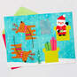 Santa Christmas Card With Build Your Own Sleigh Activity and Stickers, , large image number 3