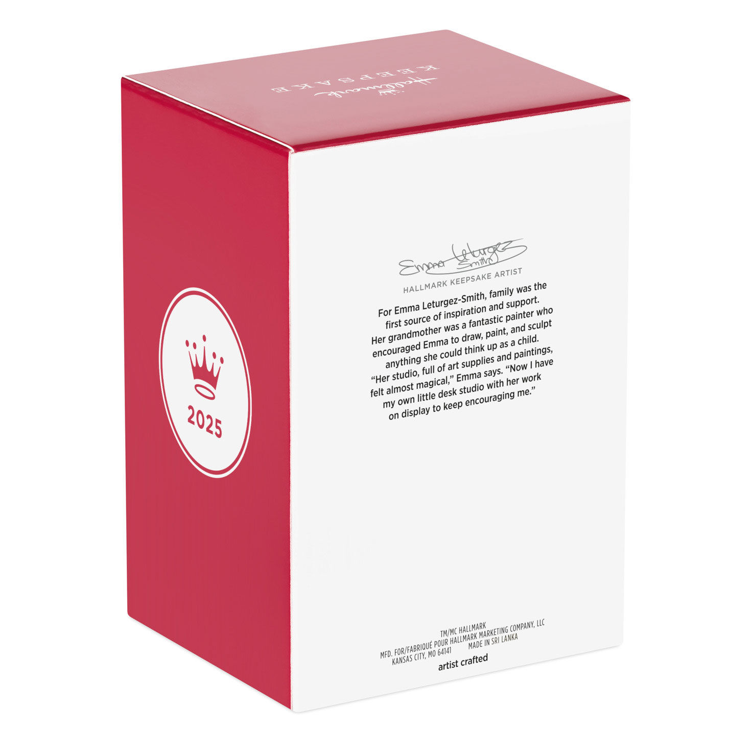 Captain America Brave New World Keepsake Ornament package back image number 8