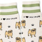 I Love My Pug Novelty Socks  image number 3