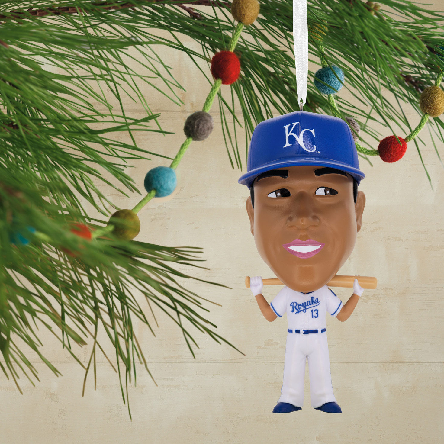 MLB Kansas City Royals&trade; Salvador P&eacute;rez Bobblehead Ornament, , large image number 2