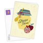 Honey Jar and Fruit Personalized Rosh Hashanah Card Card Front with envelope image number 2