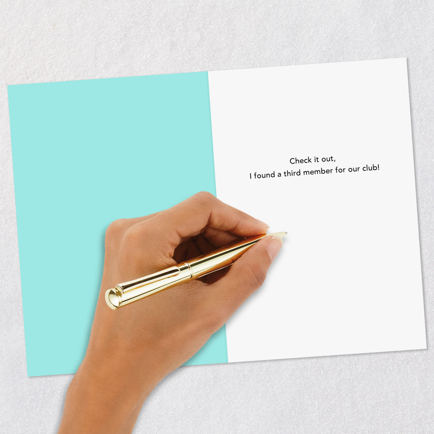 People-Hating Cat Mugshot Funny Friendship Card Signing card image number 6