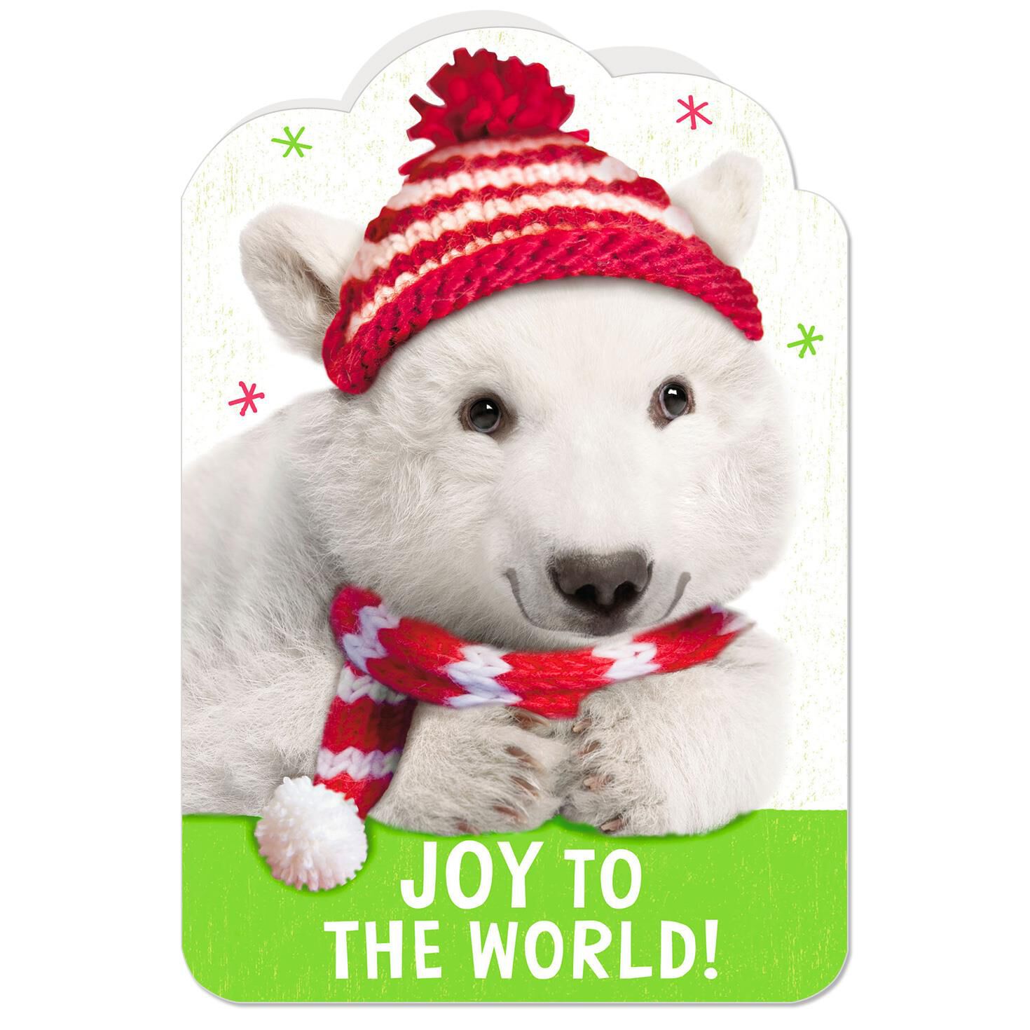 Joyful Polar Bear Christmas Card root 599XOD3116 XOD3116 1470 1 Source Image