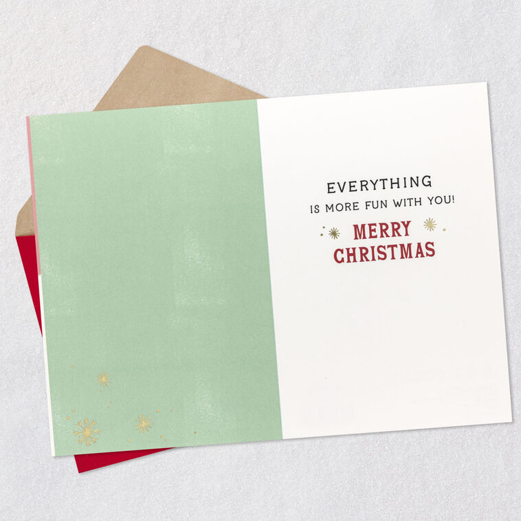 Everything Is More Fun With You Christmas Card for Kids, , large image number 3