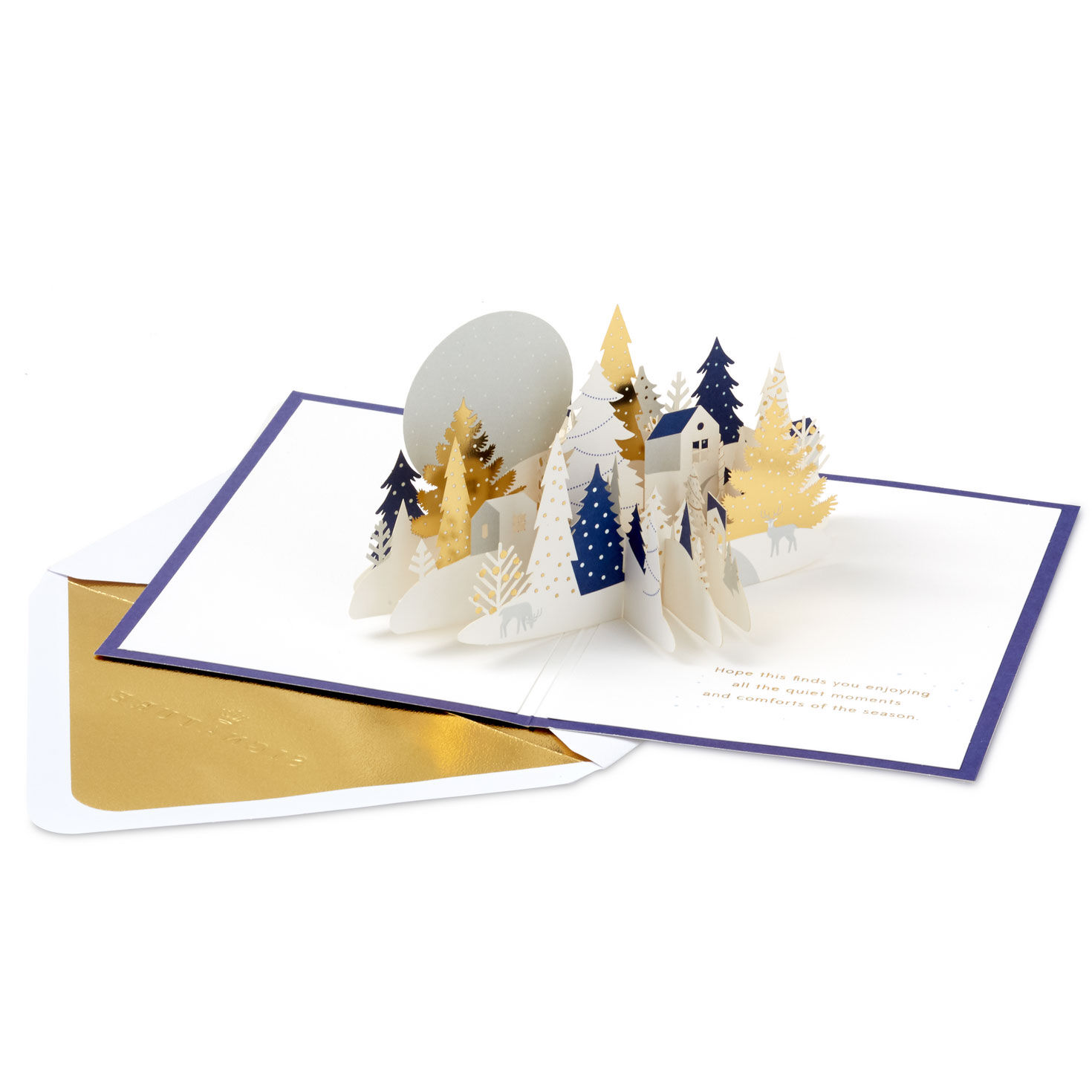 Quiet Moments and Comfort 3D Pop-Up Holiday Card, , large image number 2
