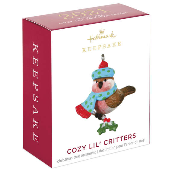 Mini Cozy Lil' Critters Ornament, 1.2", , large image number 4