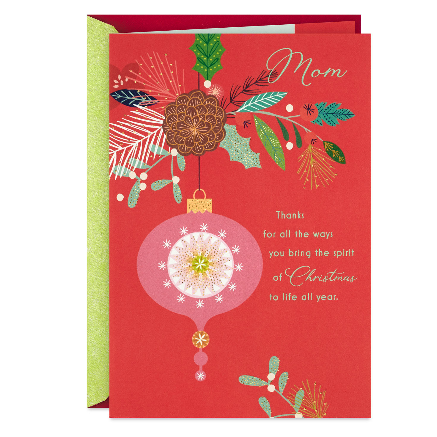 Christmas card store for mom