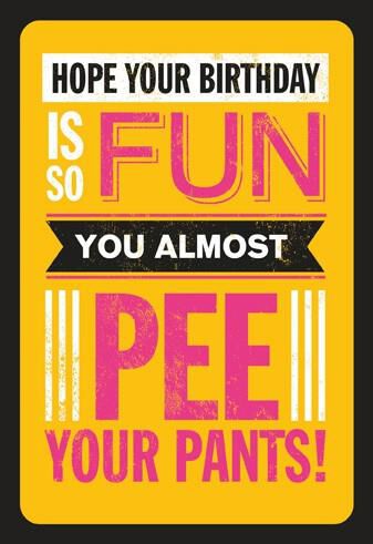 Pee Your Pants Funny Birthday Card Greeting Cards Hallmark