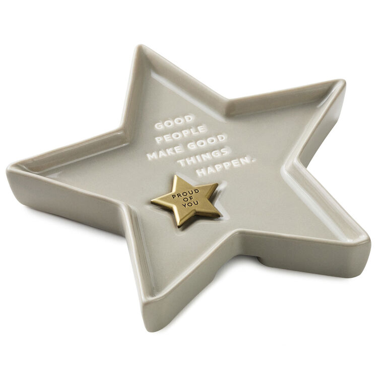 Star-Shaped Trinket Dish With Token