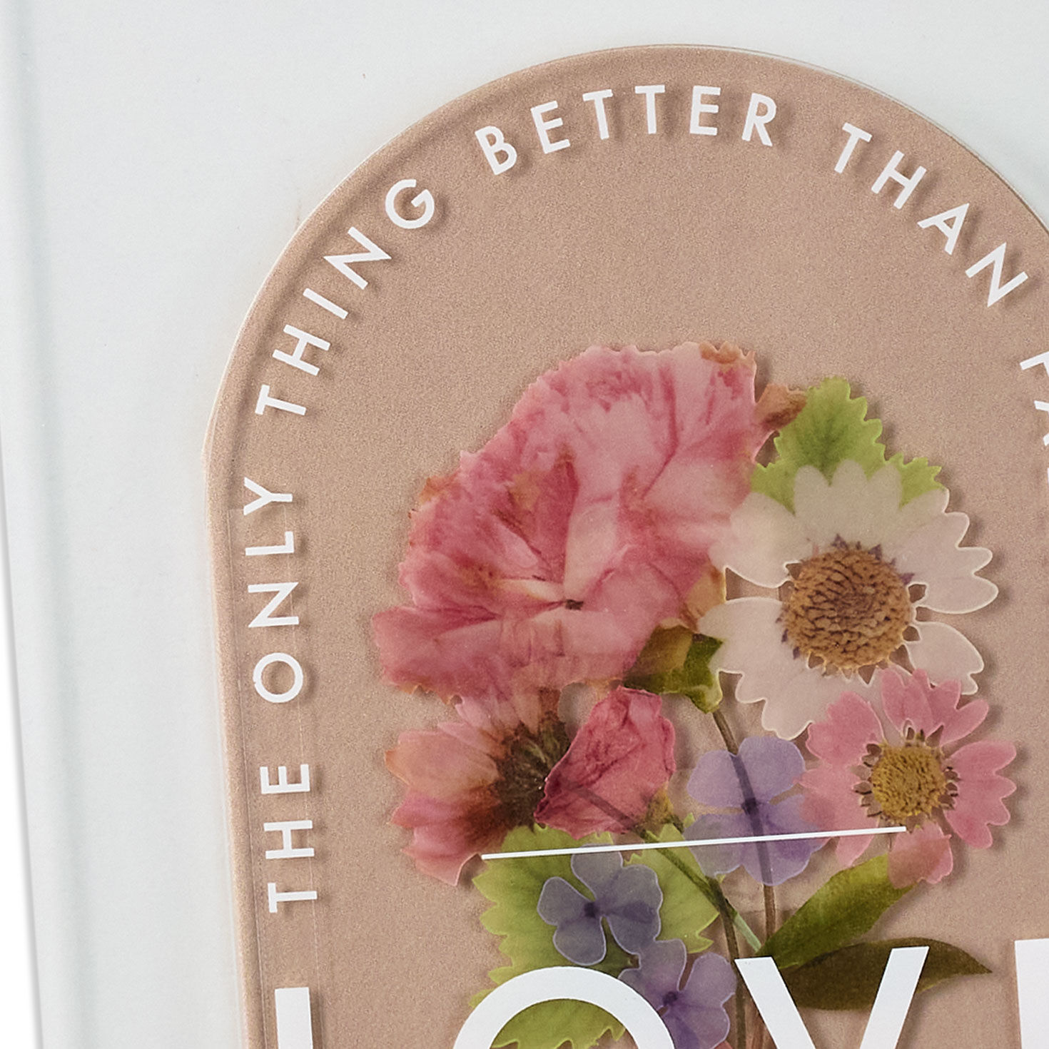 Floral Art Hanger Anniversary Card Card Front Detail image number 4