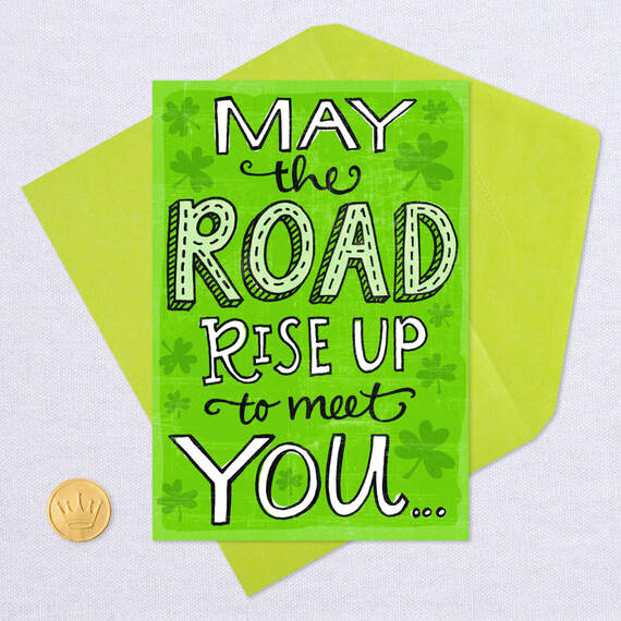 May the Road Rise Up Funny St. Patrick's Day Card, , large image number 5