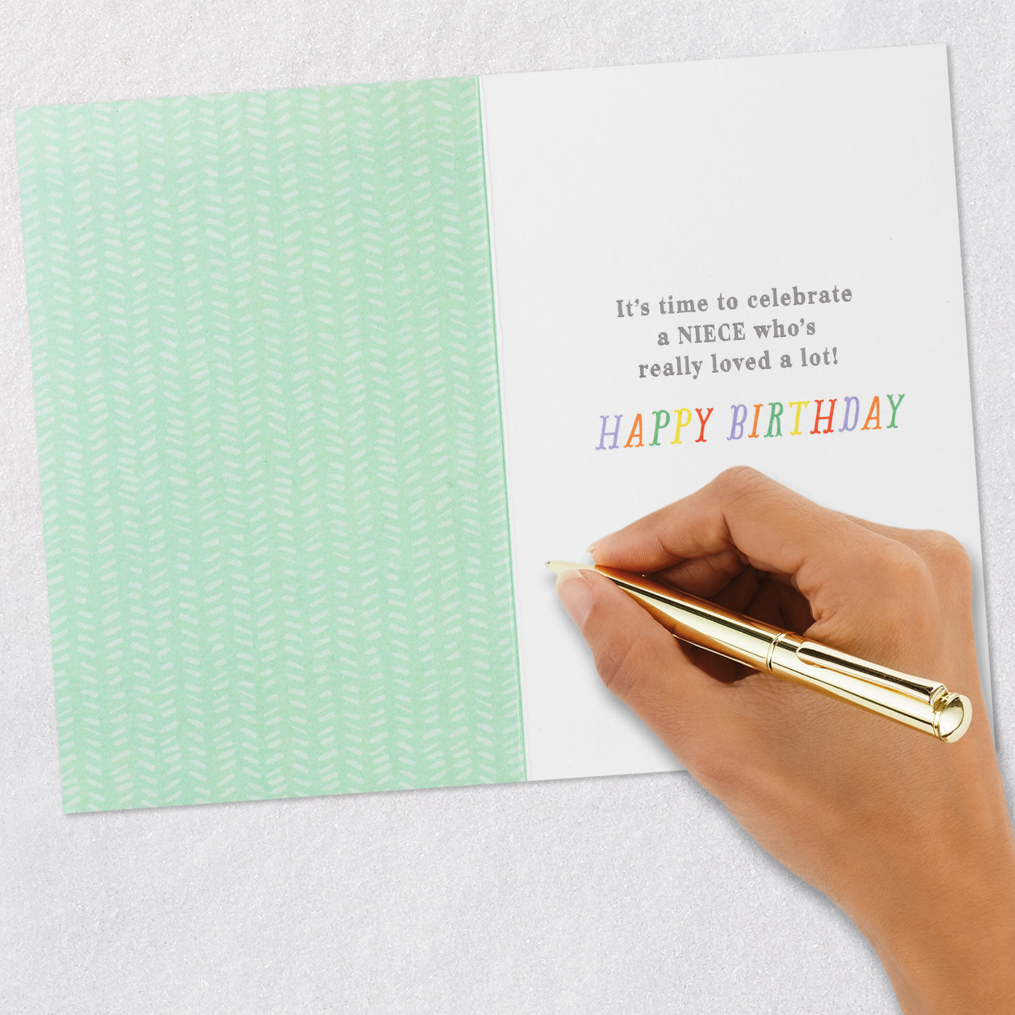 Really Loved a Lot Birthday Card for Niece, , large image number 6