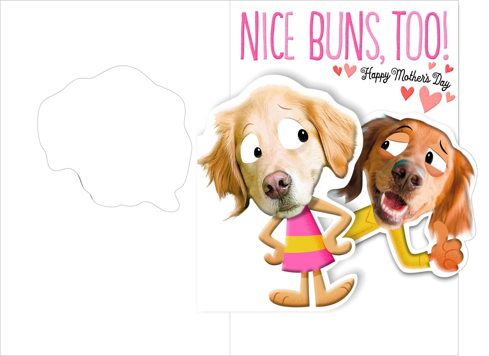 Nice Buns Pop Up Mother's Day Card From Husband