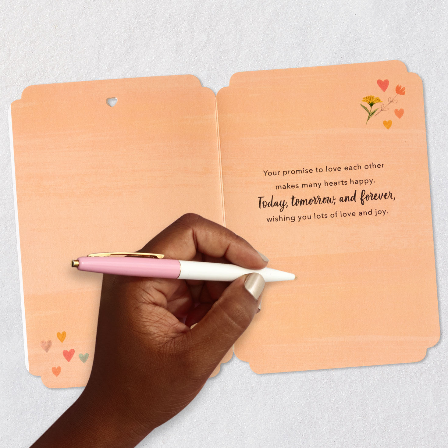 Your Promise Makes Hearts Happy Bridal Shower Card for Couple for only USD 5.99 | Hallmark