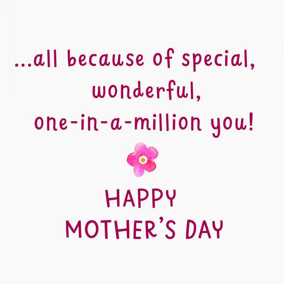 You Make the World a Happier Place Mother's Day Card From All of Us, , large image number 2