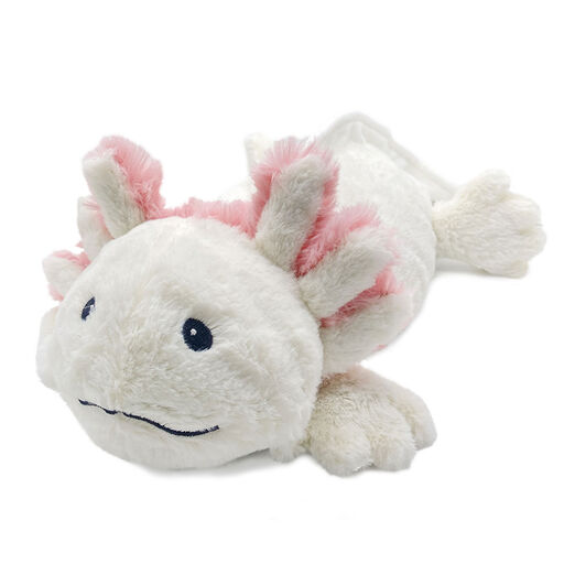 Warmies Heatable Scented Axolotl Stuffed Animal, 14", 