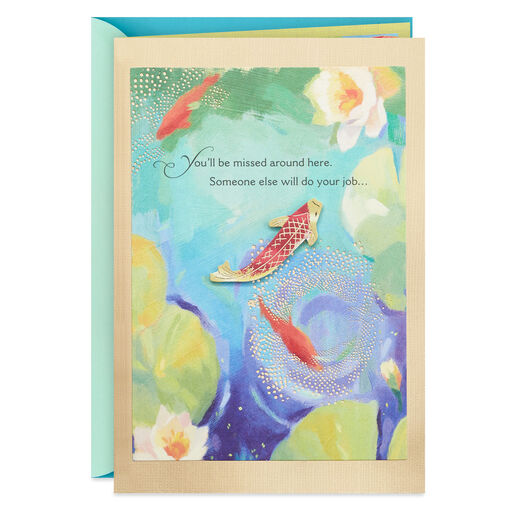 No One Can Take Your Place Goodbye Card, 