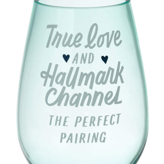 Hallmark Channel Perfect Pairing Acrylic Wine Glasses, Set of 2, , large image number 4
