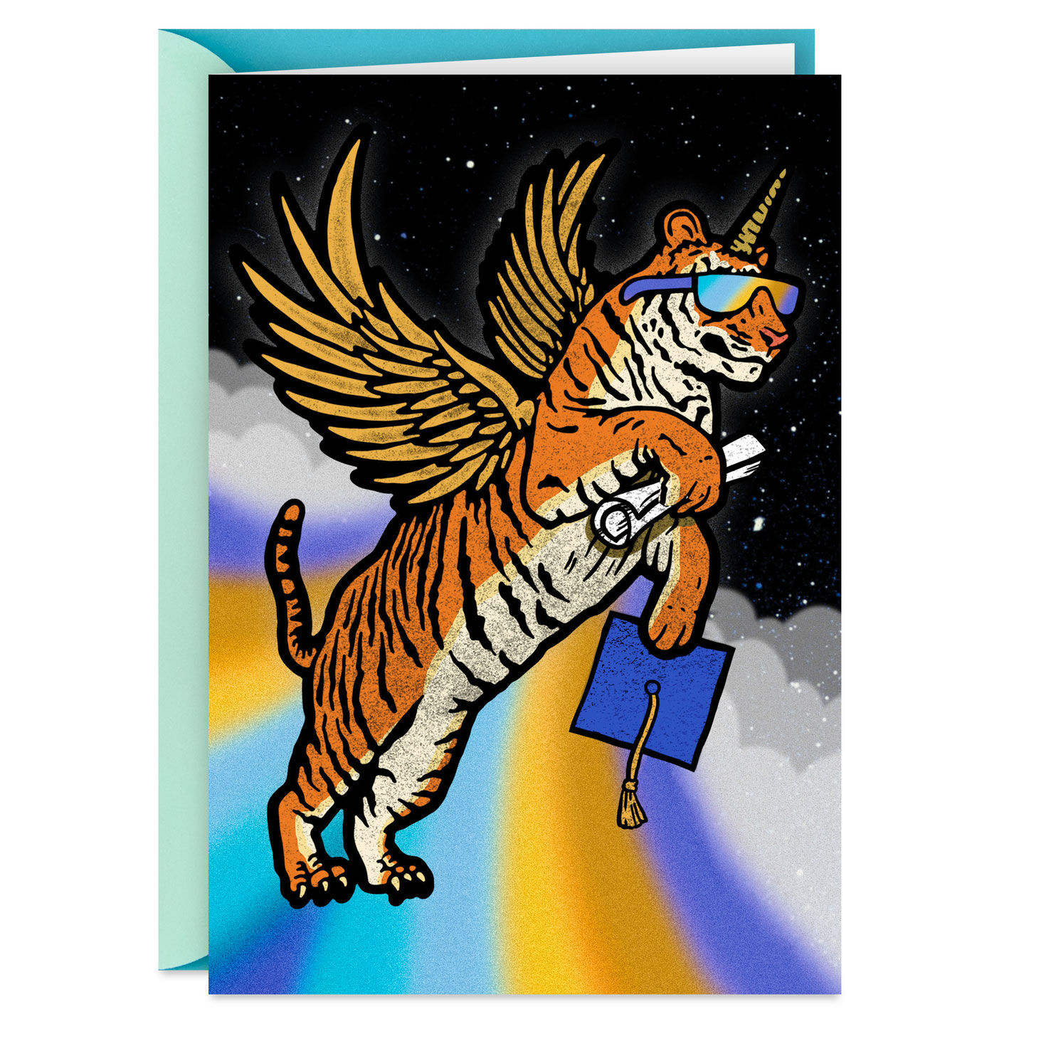 Inspiration to Aspiring Badasses Funny Graduation Card