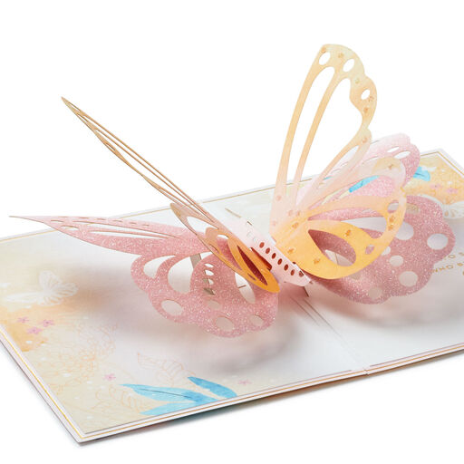 Special Wish to Someone Who Brings Happiness 3D Pop-Up Card for Her, 