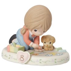 precious moments girl on bicycle age 6 figurin