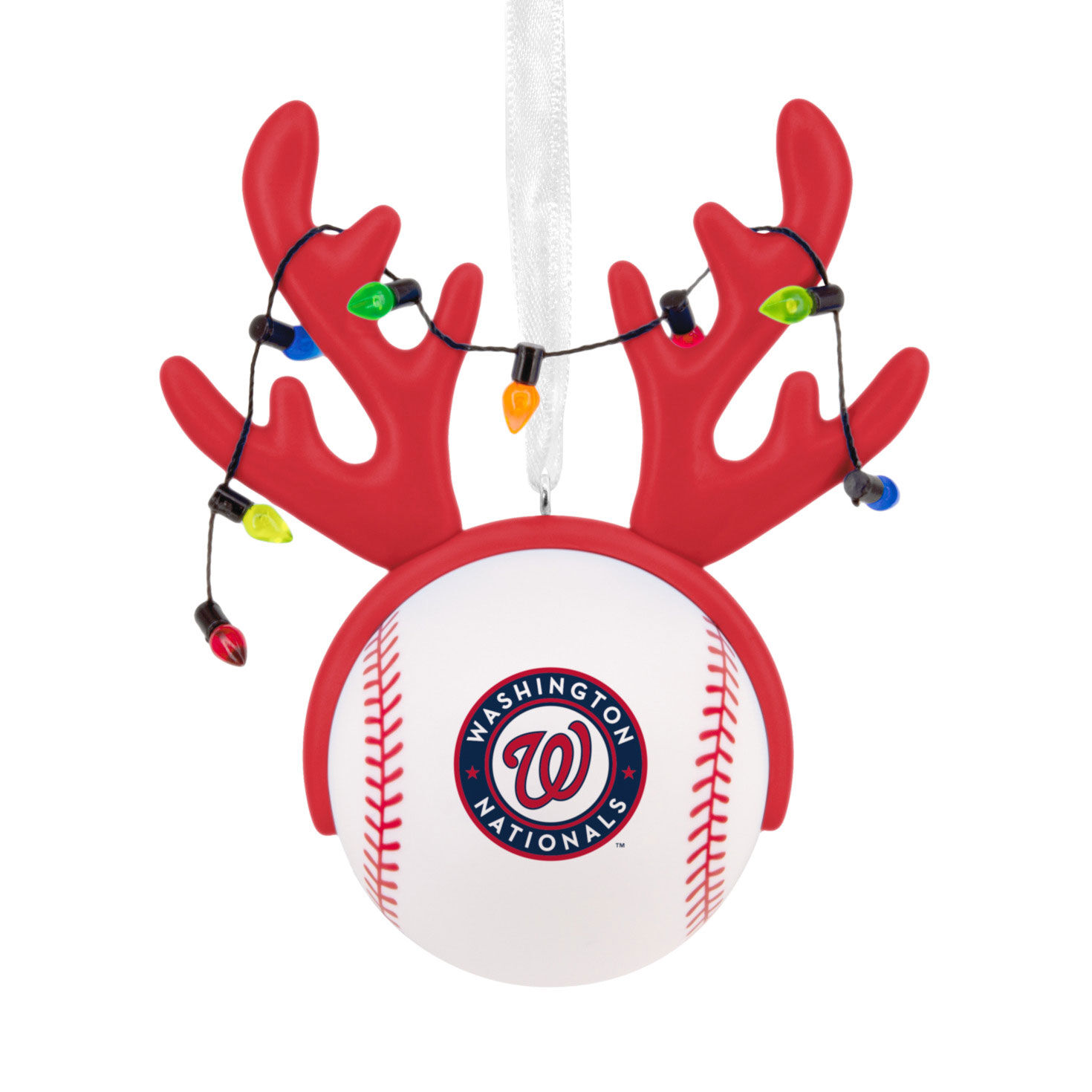 MLB Washington Nationals™ Reindeer Baseball Hallmark Ornament