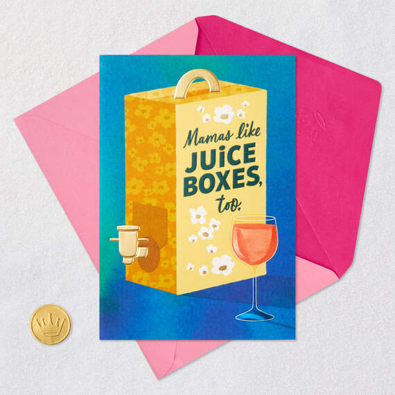 Mama's Happy Juice Wine Box Funny Mother's Day Card, , large image number 5