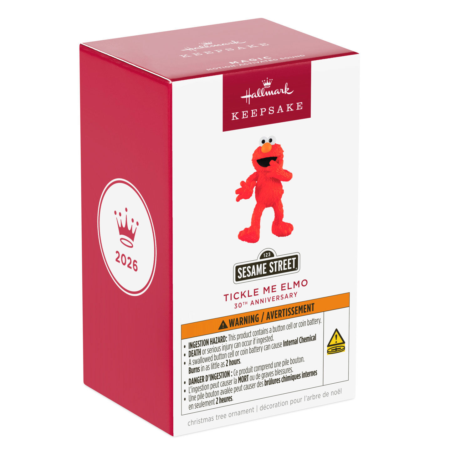 Sesame Street Tickle Me Elmo Keepsake Ornament Package front image number 7