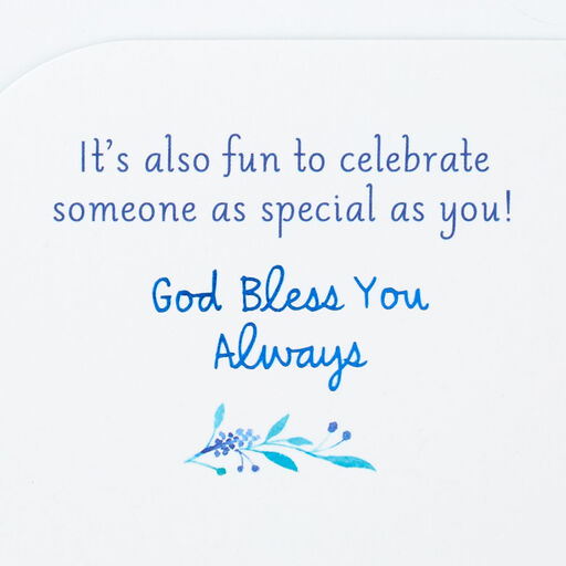 God Bless You Always Religious Money Holder First Communion Card, 
