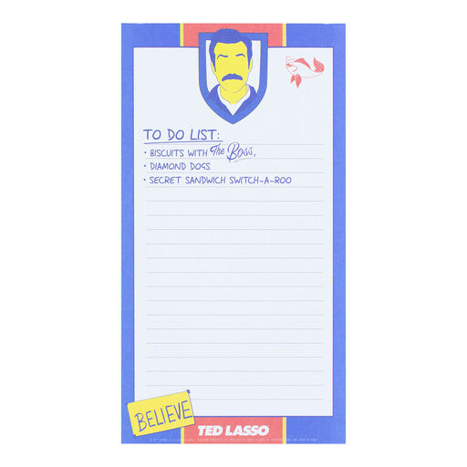 Ted Lasso To-Do List Note Pad, 