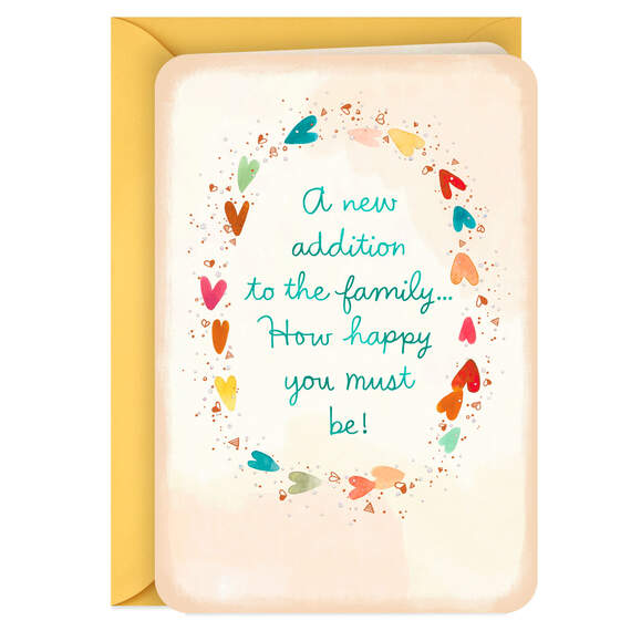 New Addition to the Family Congratulations Card, , large image number 1