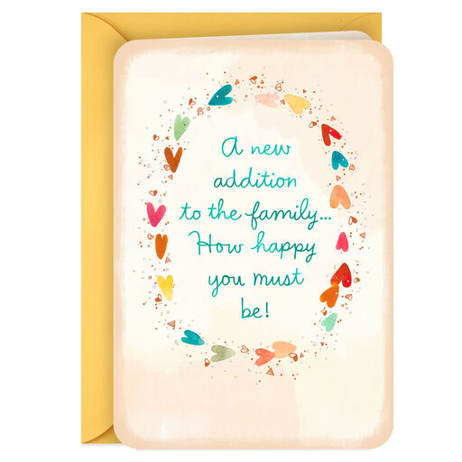 New Addition to the Family Congratulations Card, 