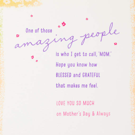 Blessed and Grateful to Call You Mom Mother's Day Card for Mom, , large image number 2