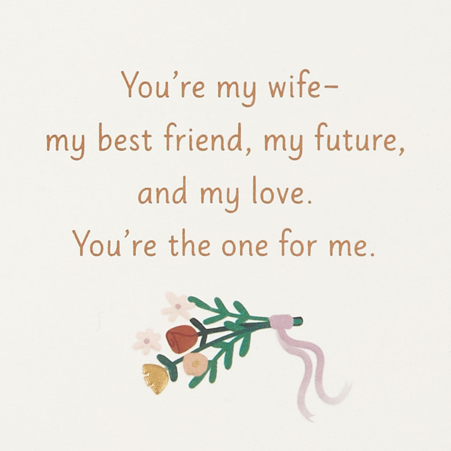 Couple in Park Anniversary Card for Wife From Husband  image number 4