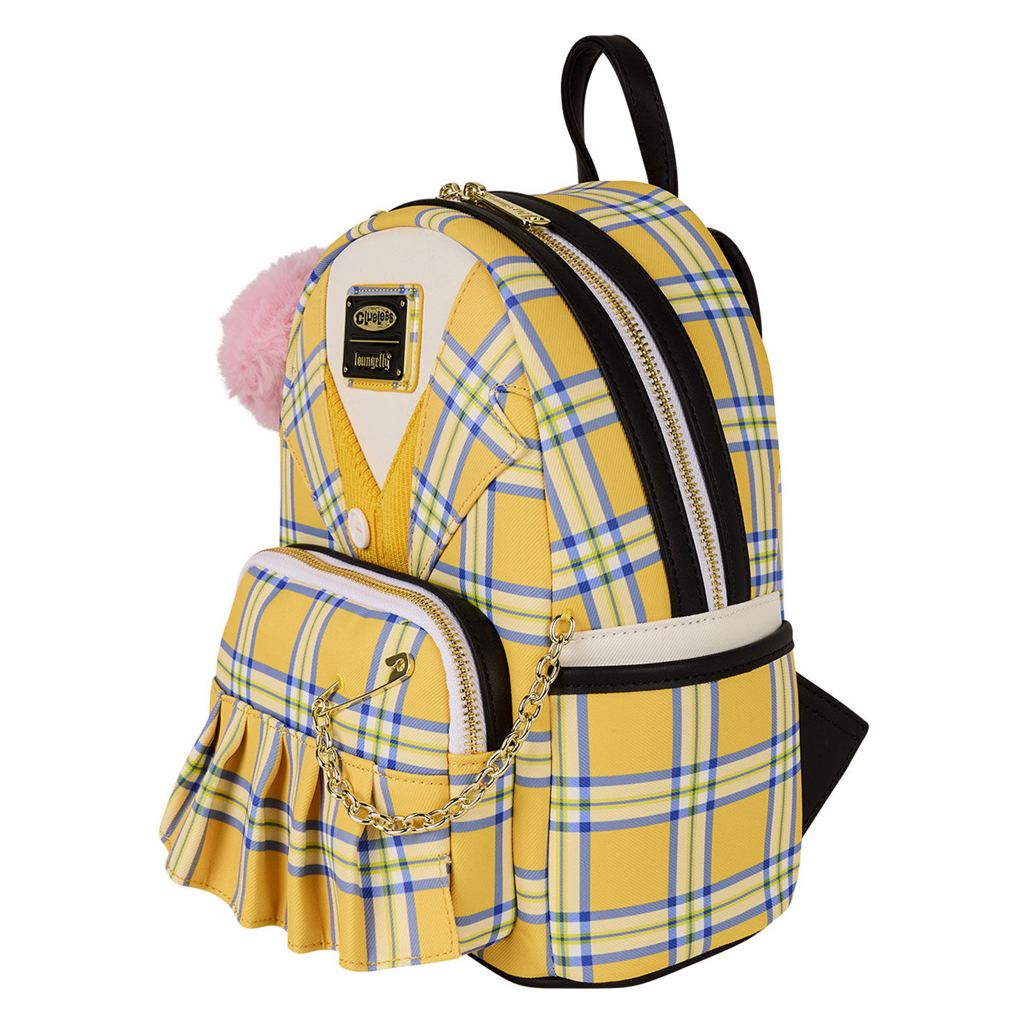 Loungefly Clueless Cher Cosplay Yellow Plaid Mini Backpack for only USD 80.00 | Hallmark