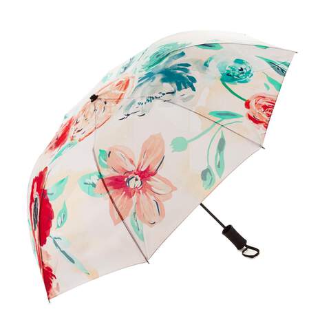 Patina Vie Pink Blooms Umbrella, , large