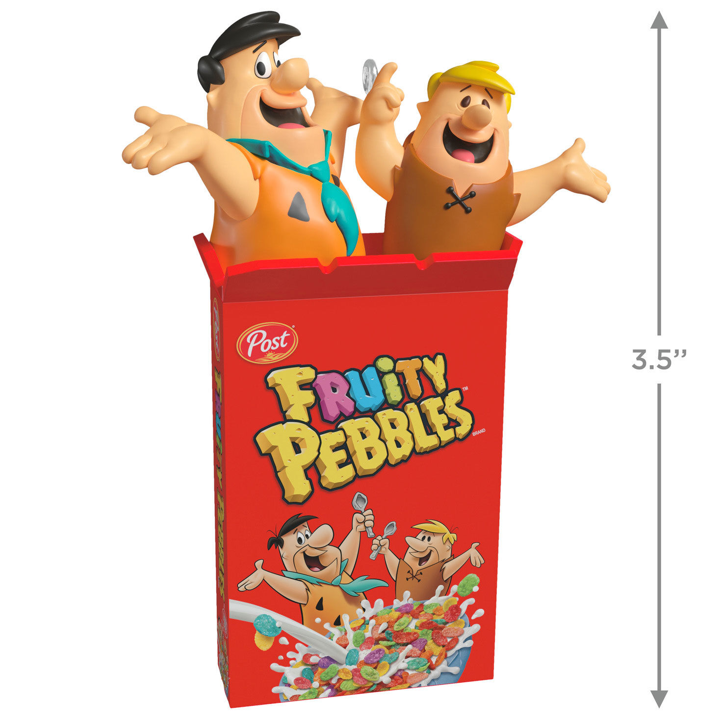 The Flintstones Fruity Pebbles Keepsake Ornament measurement image number 3