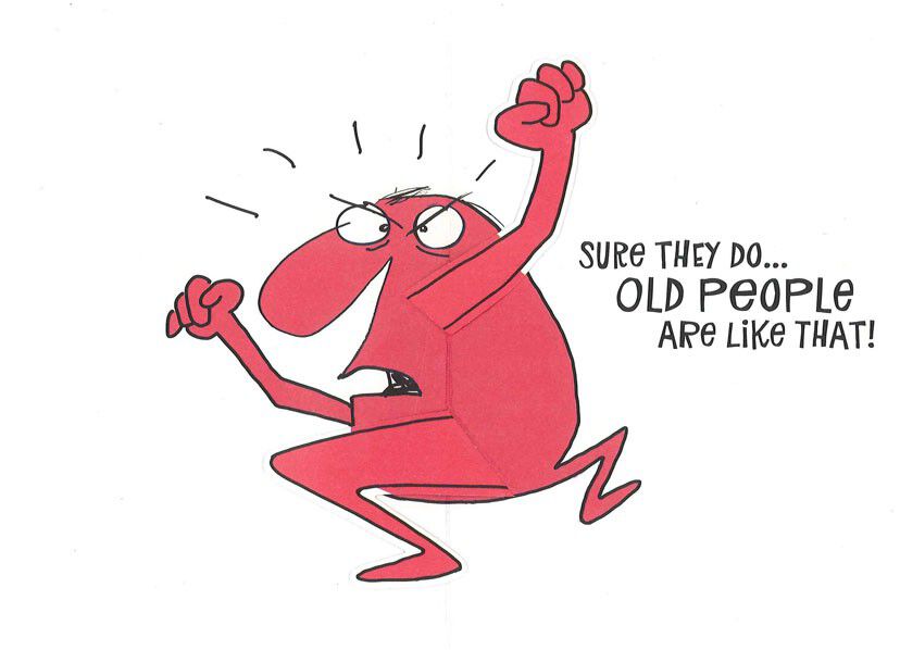 What Old People Do Funny Pop Up 40th Birthday Card