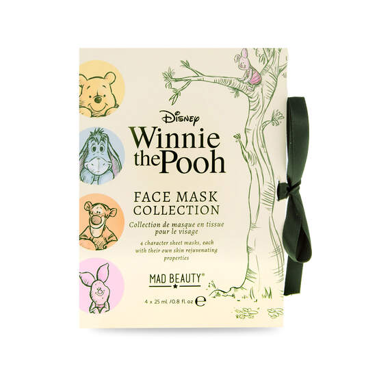Mad Beauty Winnie the Pooh Character Sheet Face Masks, Set of 4