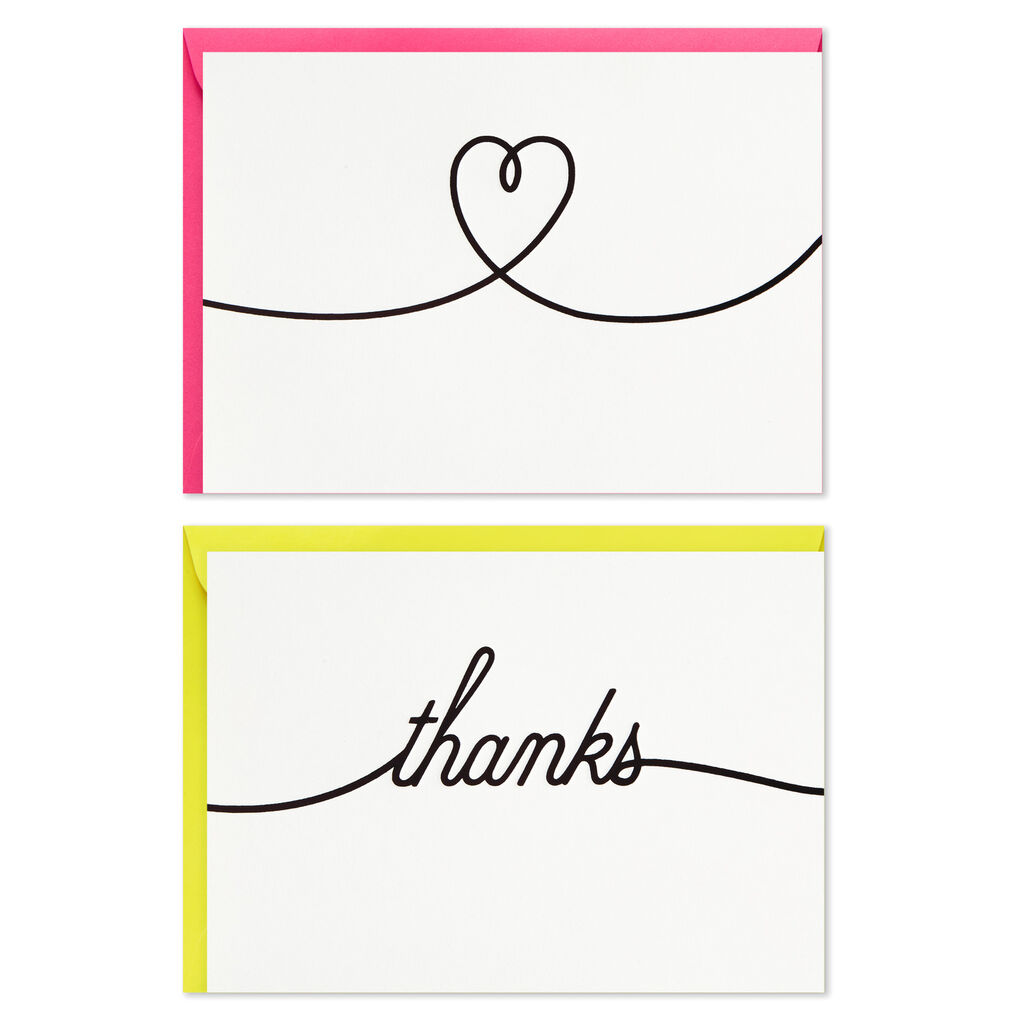 Assorted Blank Note Cards In Abstract Designed Caddy Set Of 40