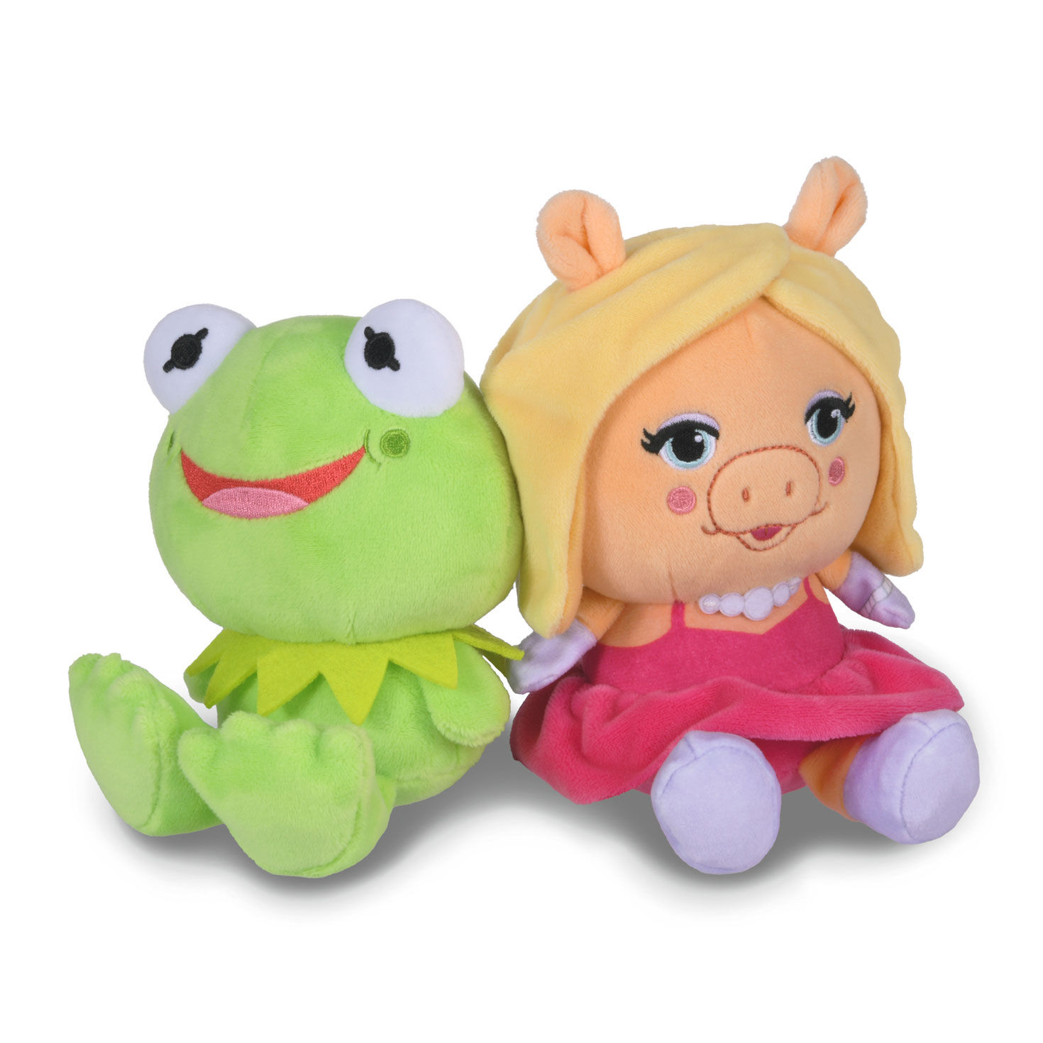 Better Together Muppets Kermit and Miss Piggy Magnetic Plush Pair