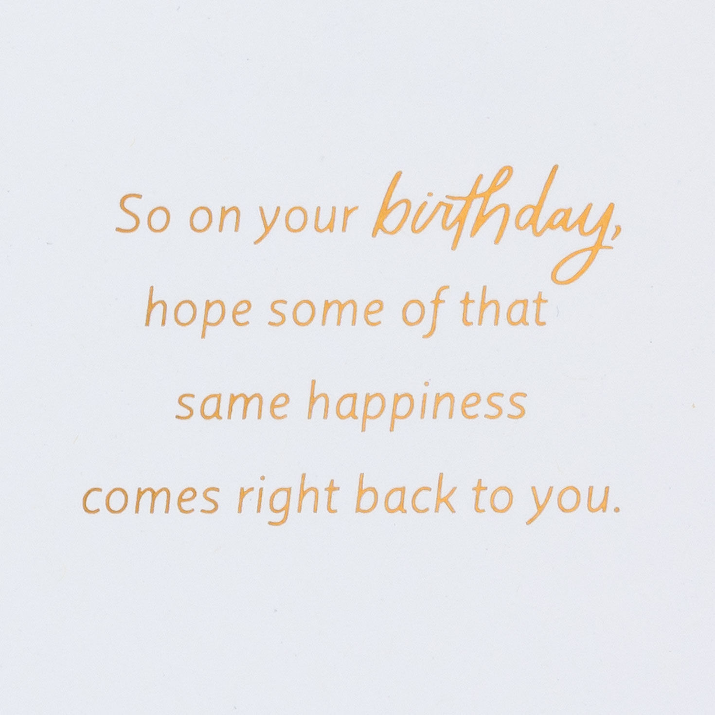 Sunny Yellow Abstract Birthday Card Sentiment image number 2