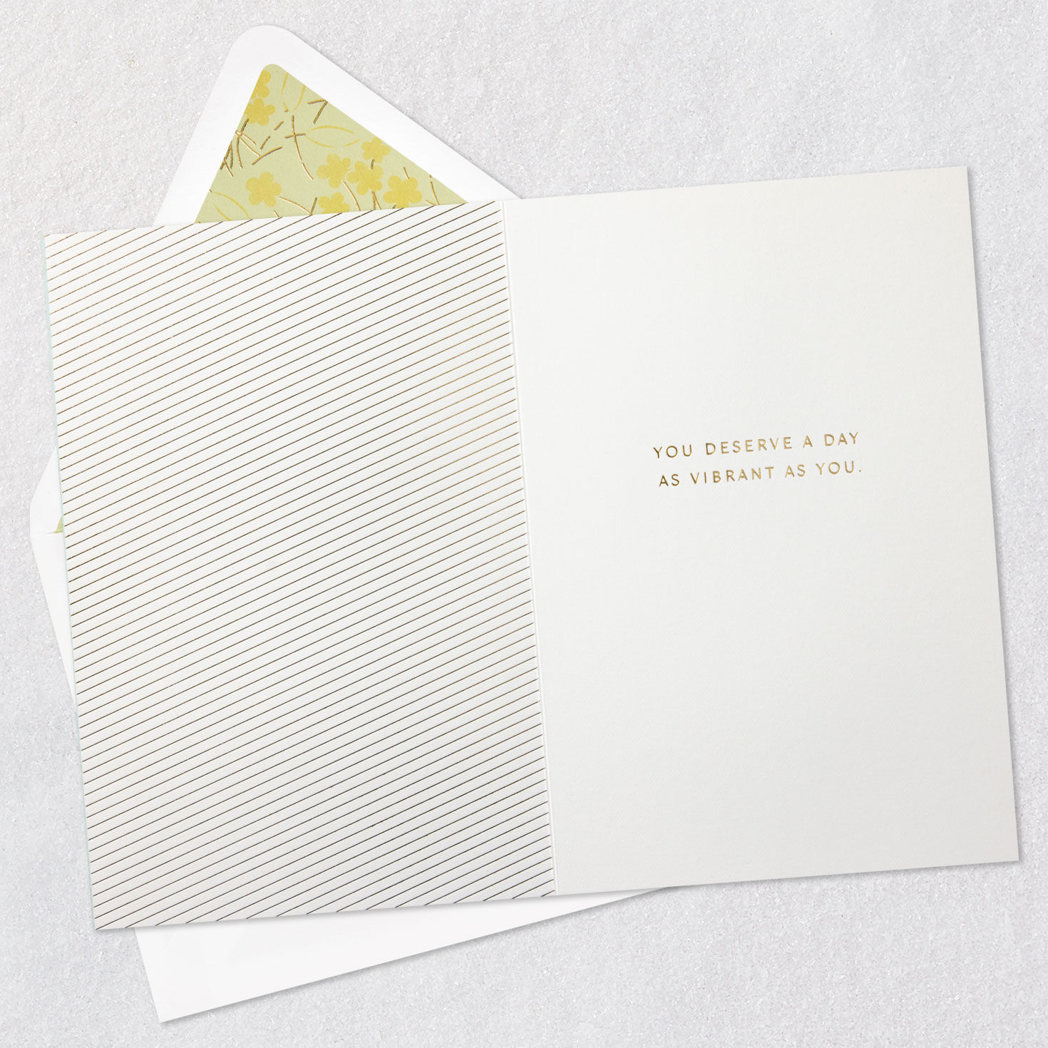 Beaded Lemons on Blue Happy Mother's Day Card Open card with envelope image number 3