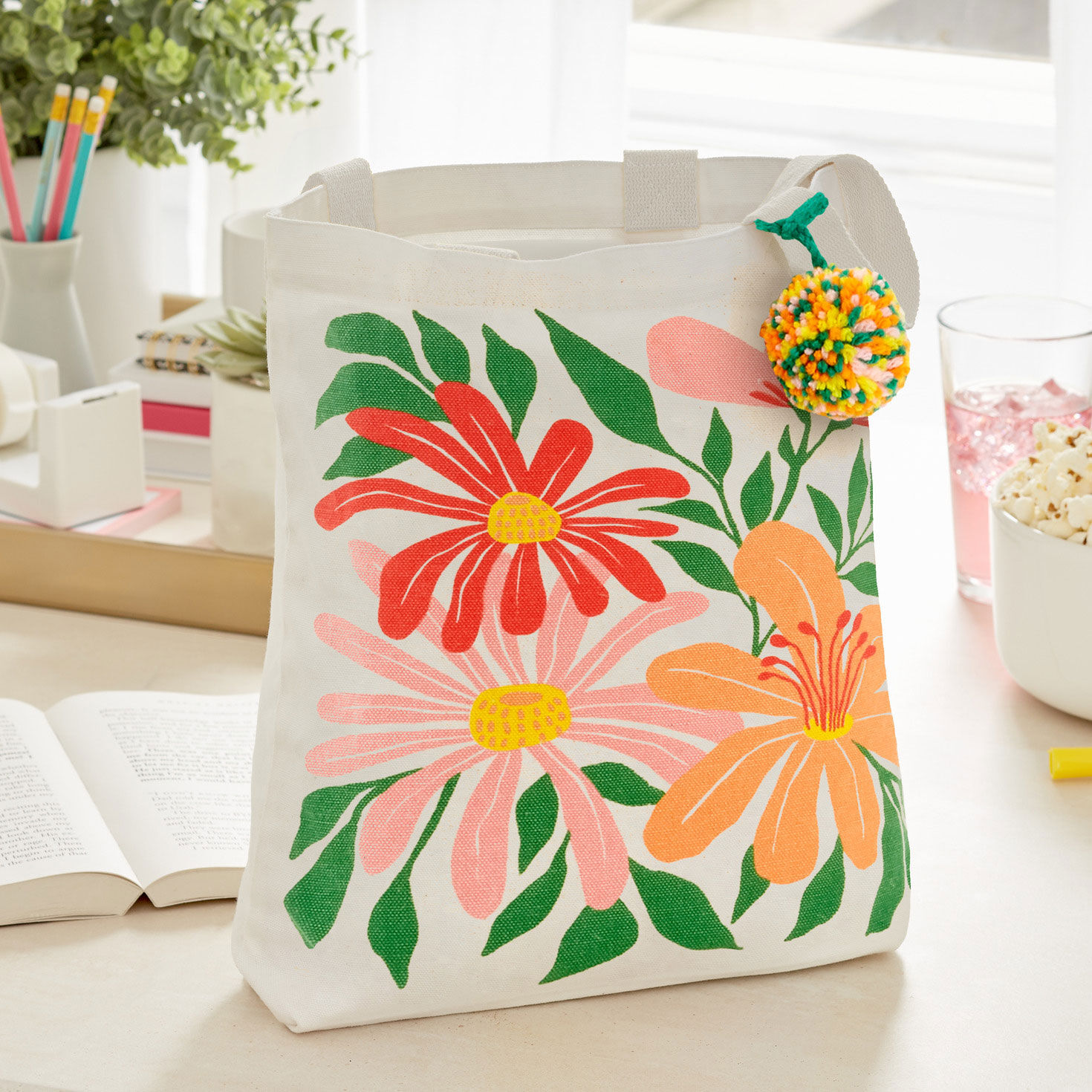 10.5" Wildflowers Square Fabric Gift Bag for only USD 6.99 | Hallmark