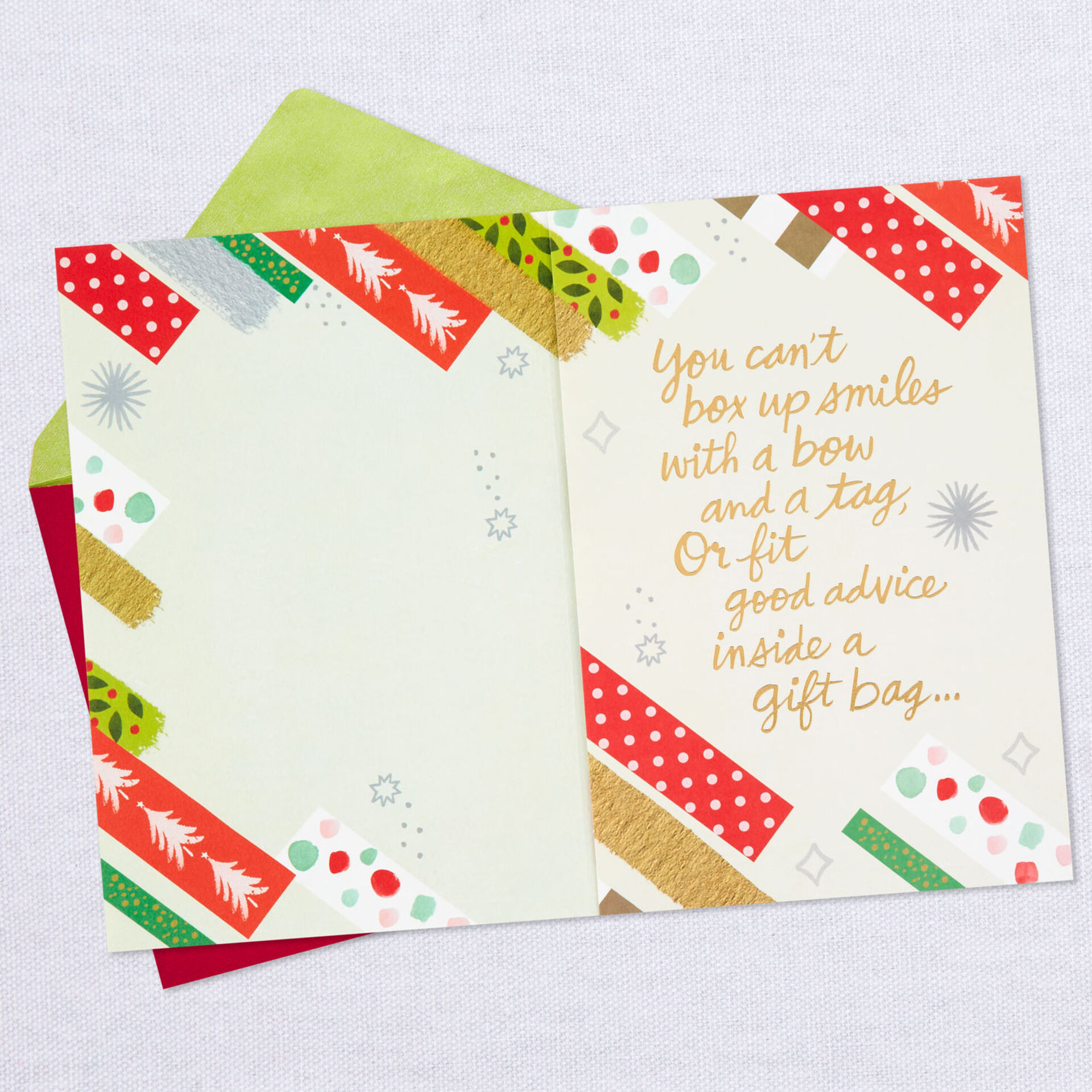 The Nicest Gifts You've Given Me Christmas Card Greeting Cards Hallmark